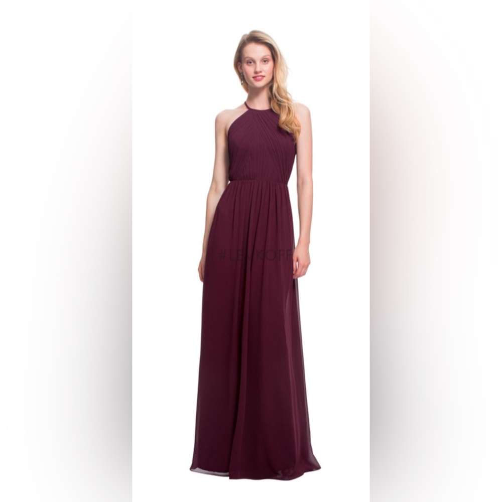 Bill Levkoff bridesmaids dress. In color Wine. Size 6. Worn once.
